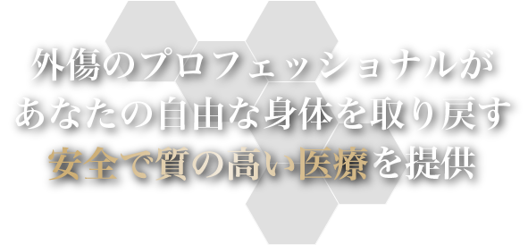 足立区綾瀬の整形外科　下井病院｜外傷のプロフェッショナルがあなたの自由なカラダを取り戻す